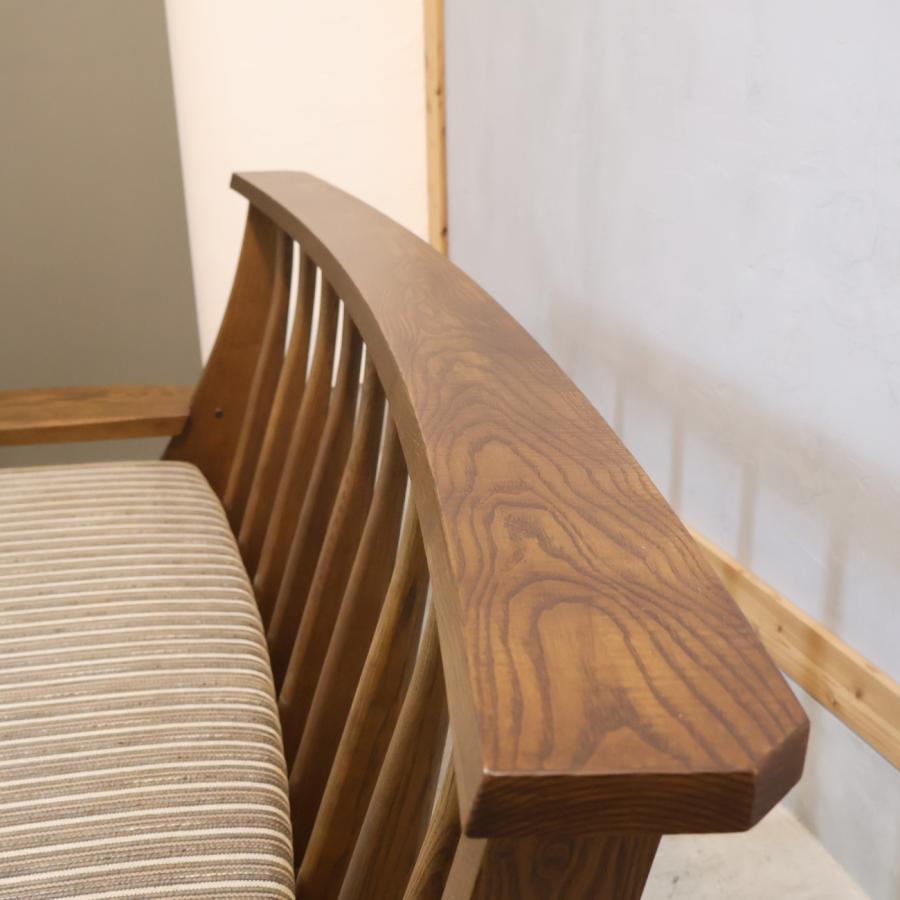 HAYAMA GARDEN 葉山ガーデン WAZA タモ無垢材 2人掛けソファ