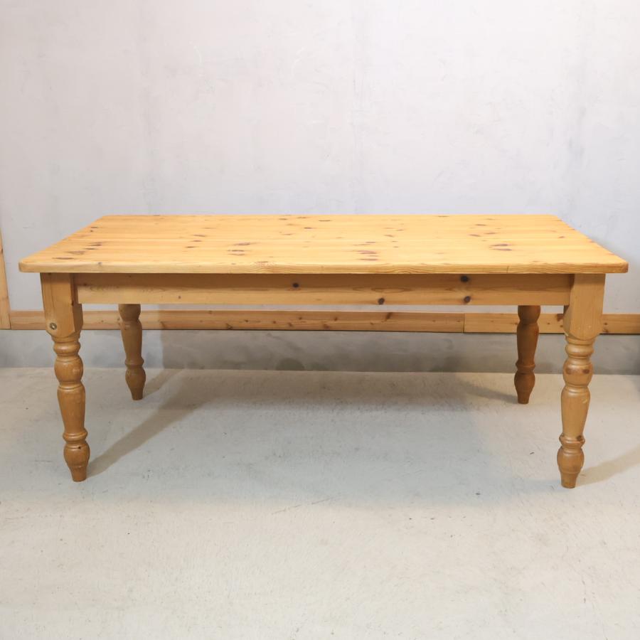 アンティーク調 パイン無垢材 ダイニングテーブル クラシック 英国