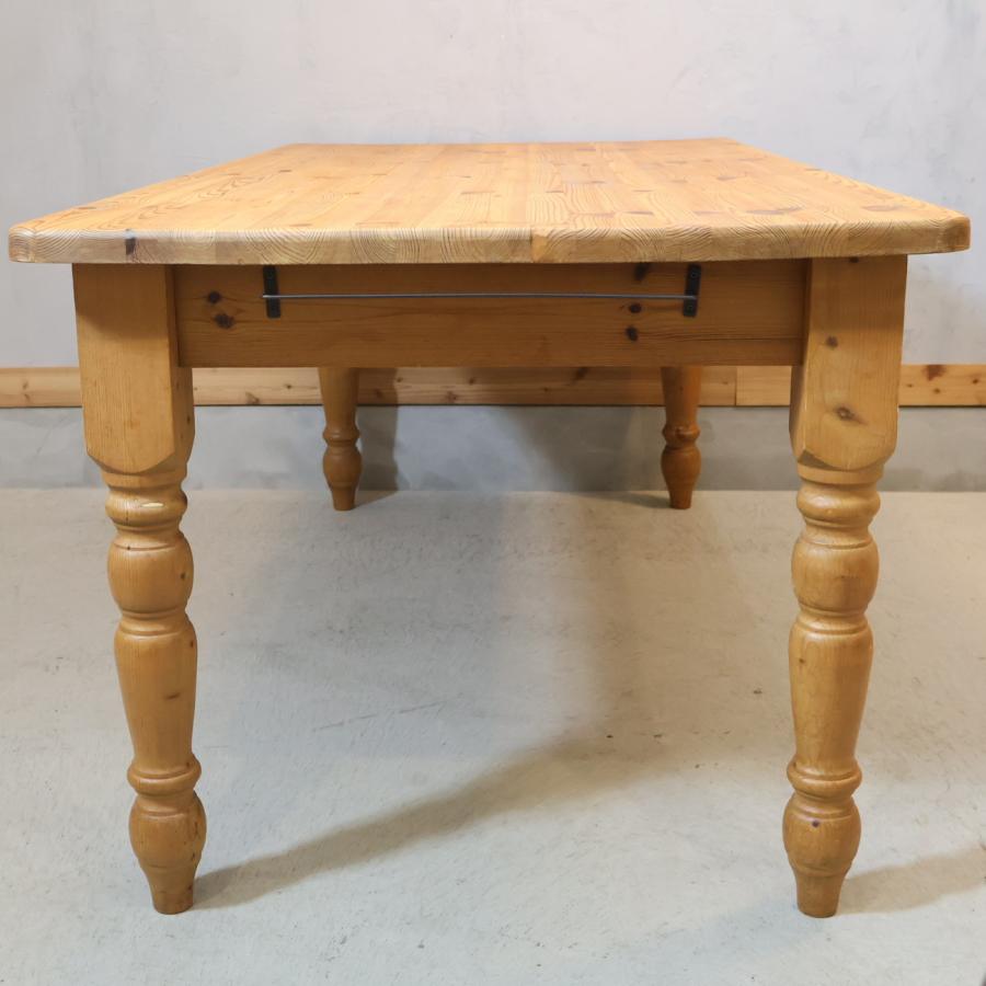 アンティーク調 パイン無垢材 ダイニングテーブル クラシック 英国