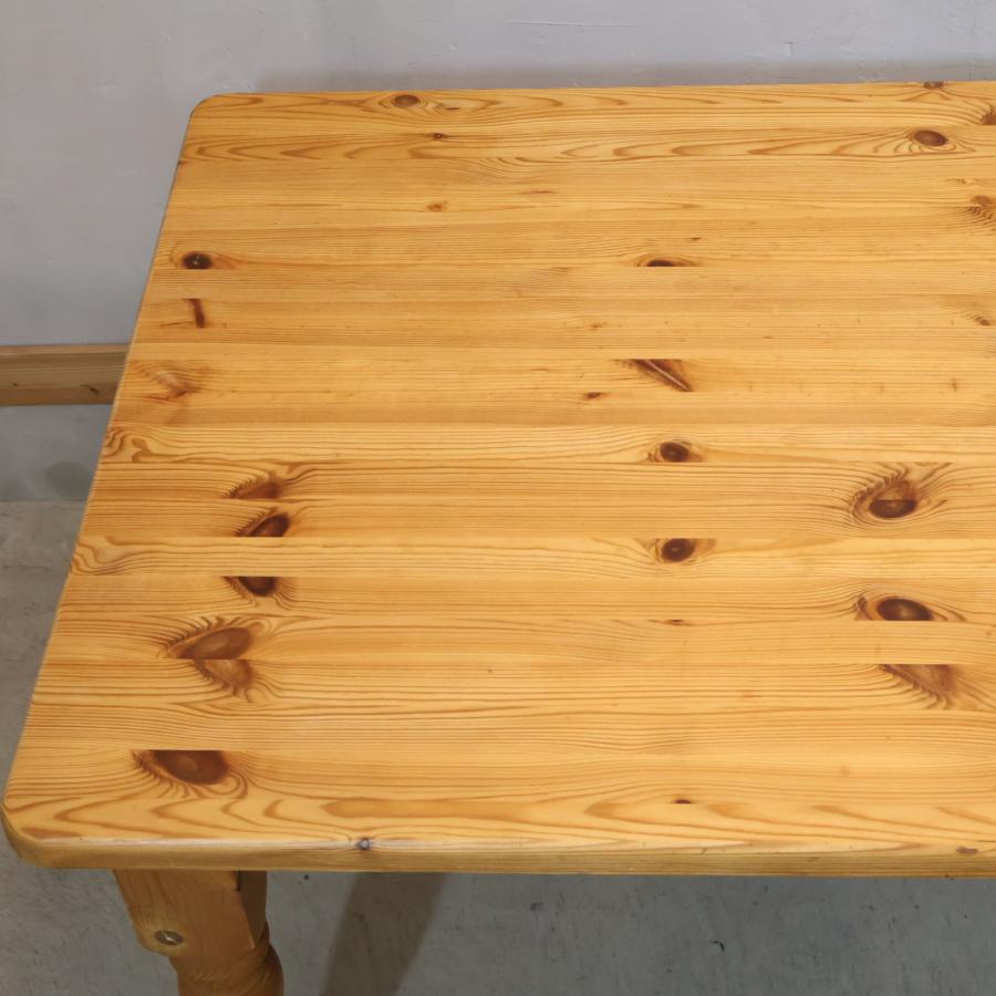 アンティーク調 パイン無垢材 ダイニングテーブル クラシック 英国