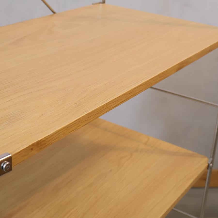 無印良品（MUJI） オーク材 ステンレスユニットシェルフ シンプル 収納