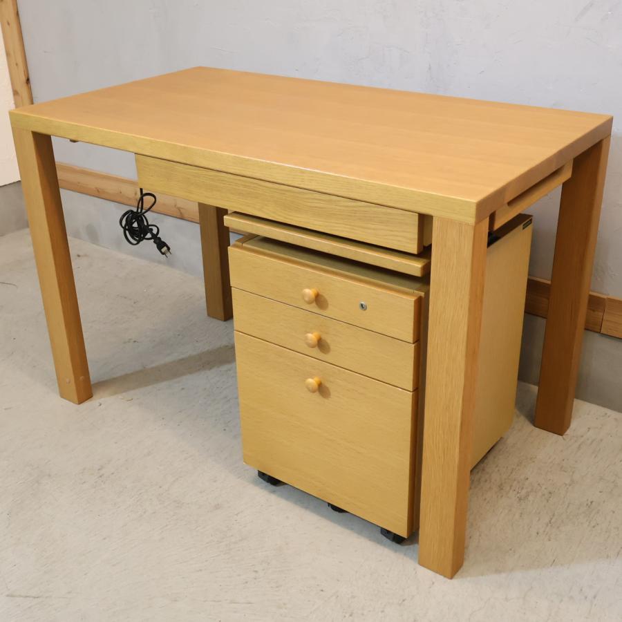 ボナシェルタ karimoku カリモク Buona scelta オーク材 デスク&ワゴン