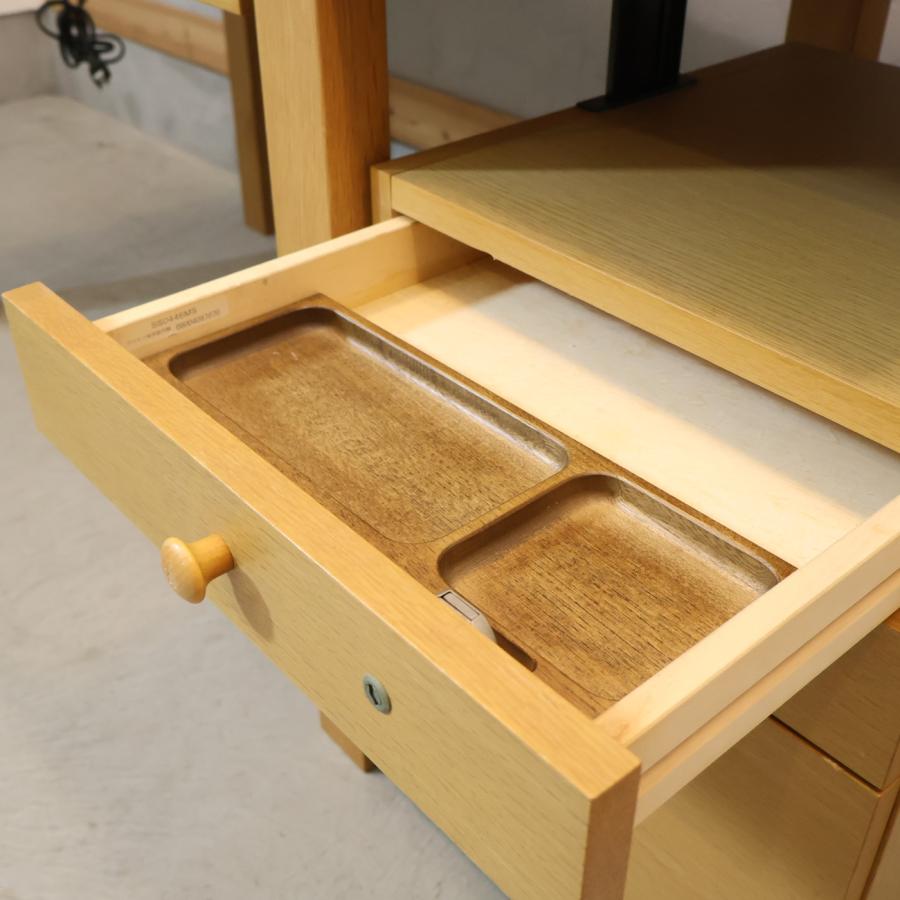 ボナシェルタ karimoku カリモク Buona scelta オーク材 デスク&ワゴン 