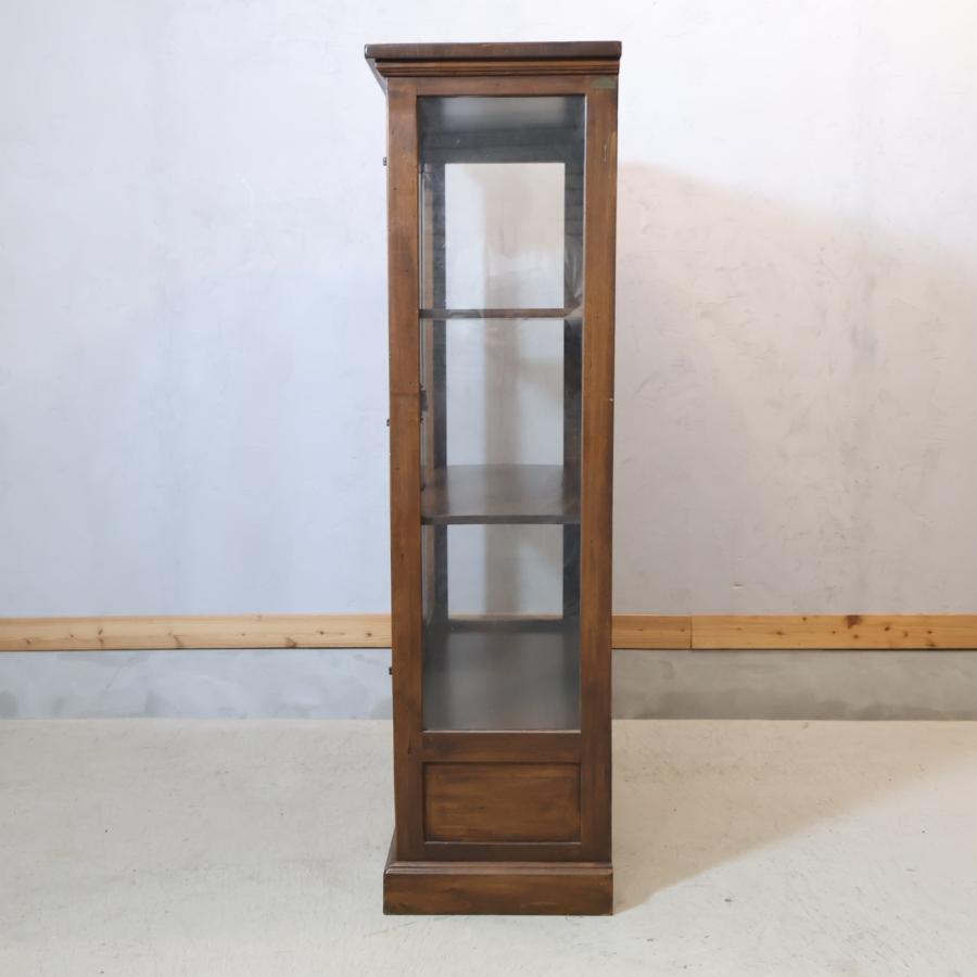 WOODEN イタリア製 パイン材 飾り棚 キュリオケース 本棚 書棚 収納棚 