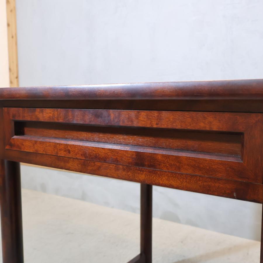 九州民芸家具 つくし工芸 書斎机 袖机 デスク ミズメザクラ無垢材