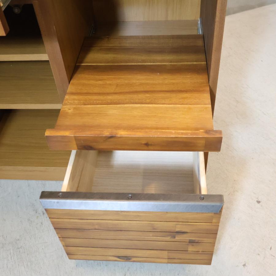 unico ウニコ スウェラ キッチンボード カップボード 食器棚 アカシア材 unico ウニコ SWELLA スウェラ キッチンボード カップボード 食器棚