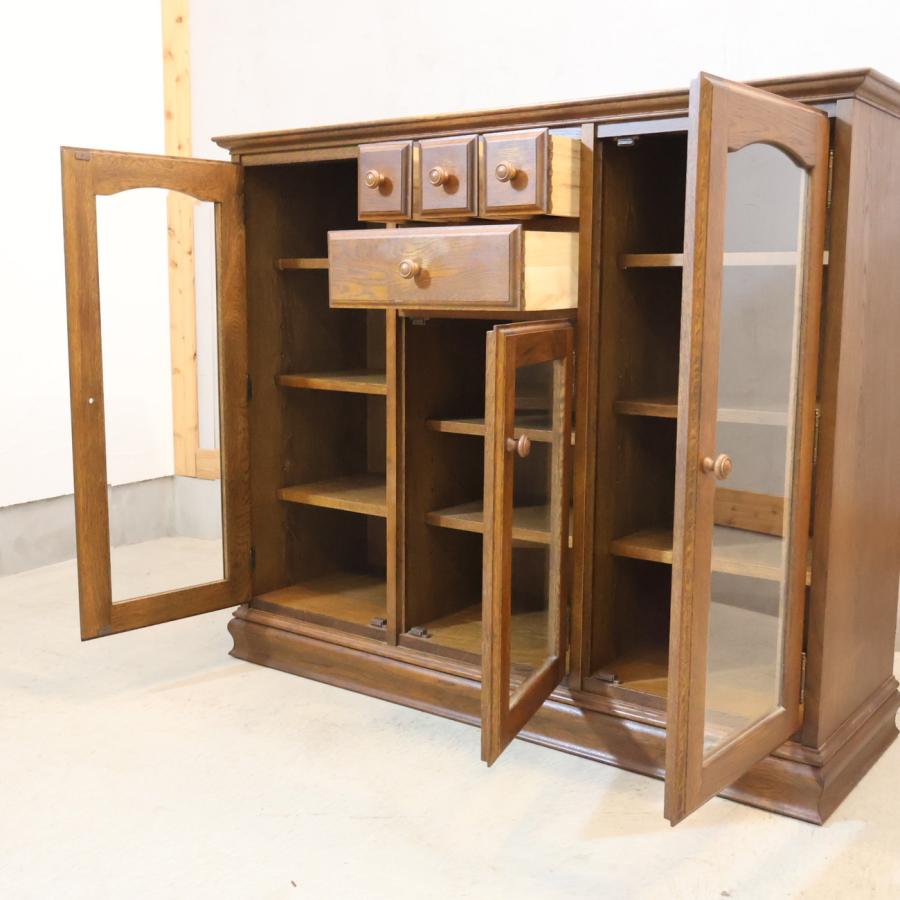 葉山ガーデン　チェスト　リビング収納　キャビネット　無垢家具 葉山家具 HAYAMA GARDEN 葉山ガーデン ナラ材 フローラ キャビネット リビング