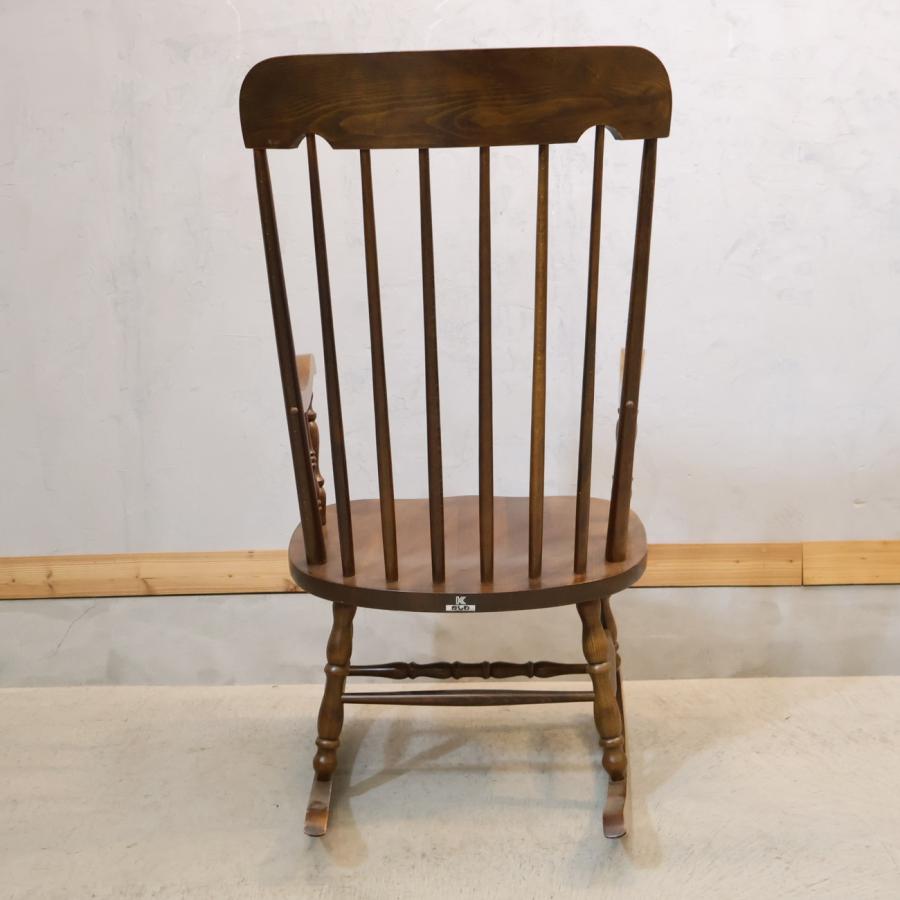 柏木工 KASHIWA ロッキングチェア 飛騨家具 アンティーク調 揺り椅子