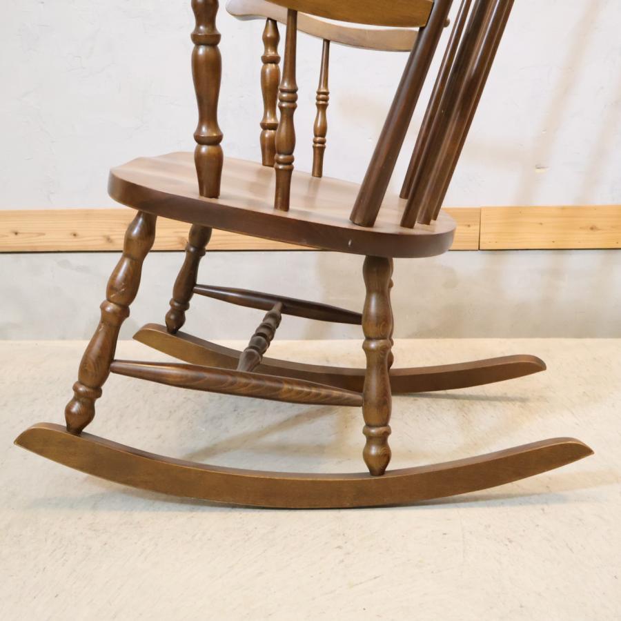 柏木工 KASHIWA ロッキングチェア 飛騨家具 アンティーク調 揺り椅子