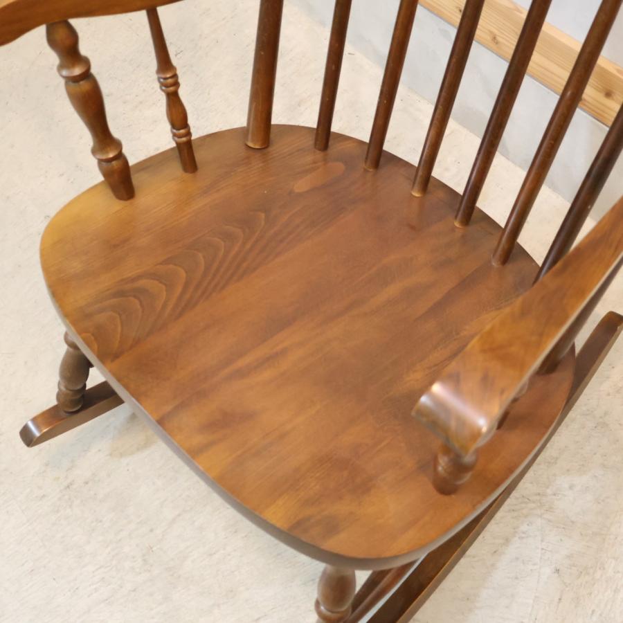 柏木工 KASHIWA ロッキングチェア 飛騨家具 アンティーク調 揺り椅子