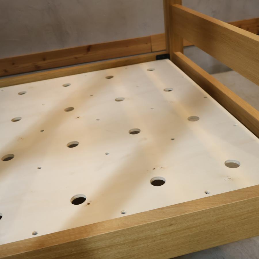 無印良品（MUJI） オーク材 2段ベッド ロフトベッド セパレート可