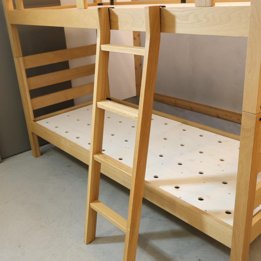 無印良品（MUJI） オーク材 2段ベッド ロフトベッド セパレート可