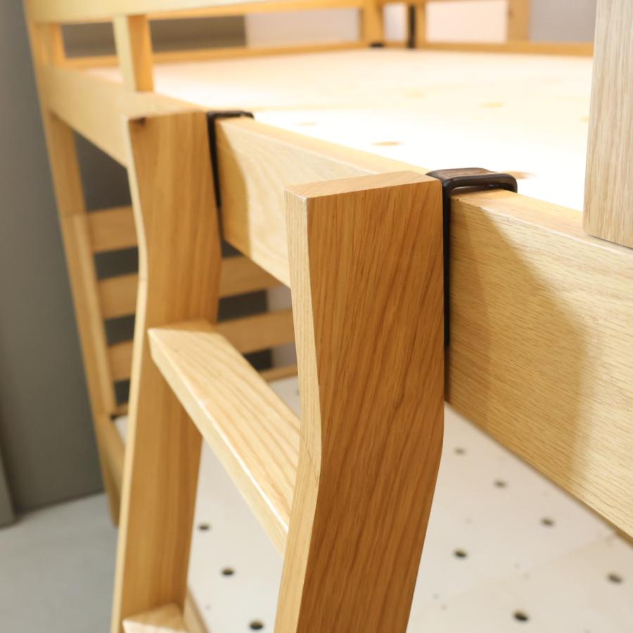 無印良品（MUJI） オーク材 2段ベッド ロフトベッド セパレート可