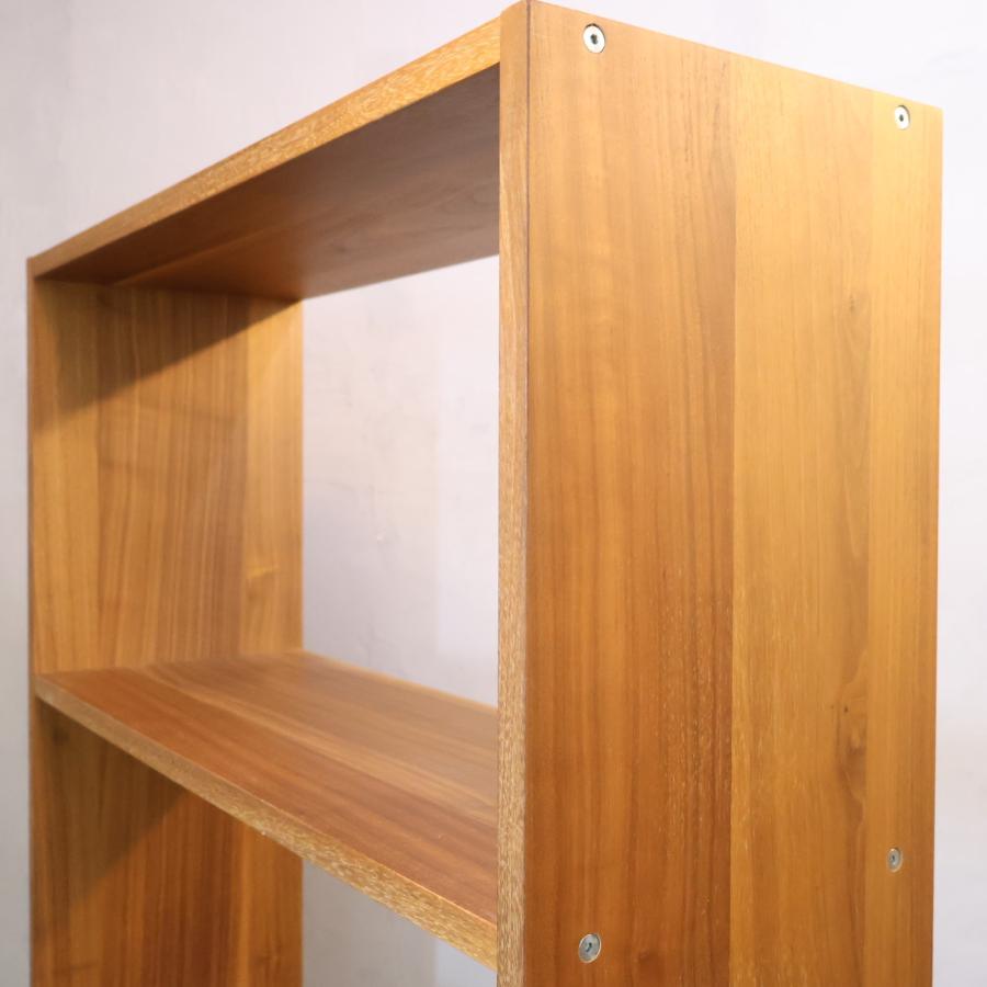 無印良品（MUJI） ウォールナット スタッキングシェルフ 5段オープン