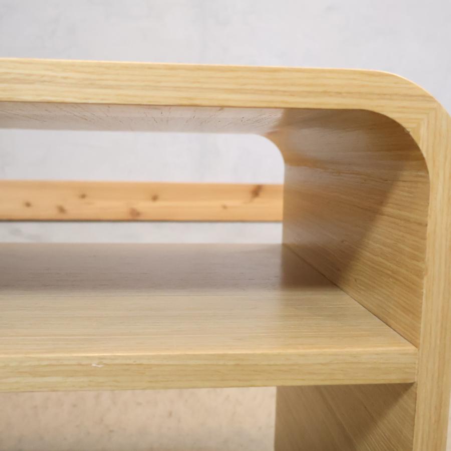 NDstyle 野田産業 2wayサイドテーブル コの字型 リビングテーブル