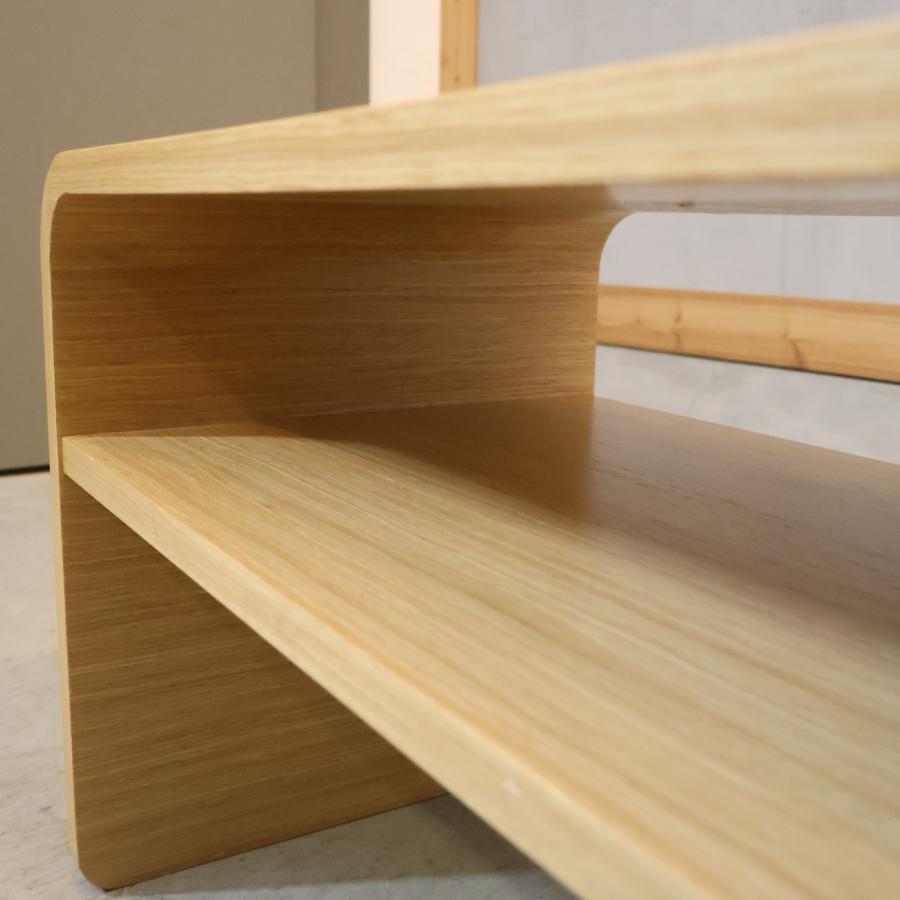 NDstyle 野田産業 2wayサイドテーブル コの字型 リビングテーブル