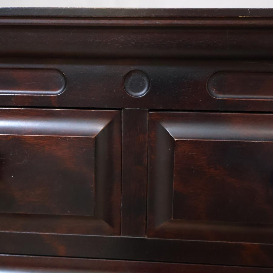 神居民芸 整理箱 樺材 小引き出し タンス 3段・4杯 チェスト 旭川家具