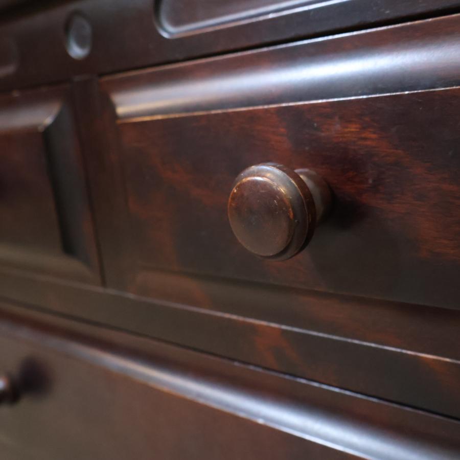 神居民芸 整理箱 樺材 小引き出し タンス 3段・4杯 チェスト 旭川家具