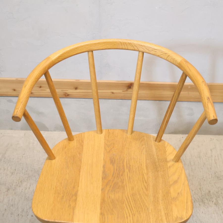 無印良品（MUJI） オーク無垢材 ダイニングチェア 2脚セット 北欧