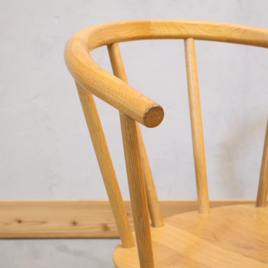 無印良品（MUJI） オーク無垢材 ダイニングチェア 2脚セット 北欧