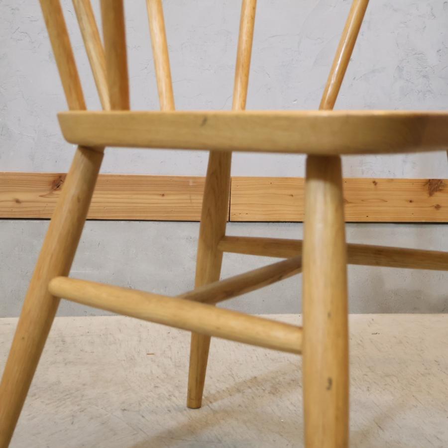 無印良品（MUJI） オーク無垢材 ダイニングチェア 2脚セット 北欧