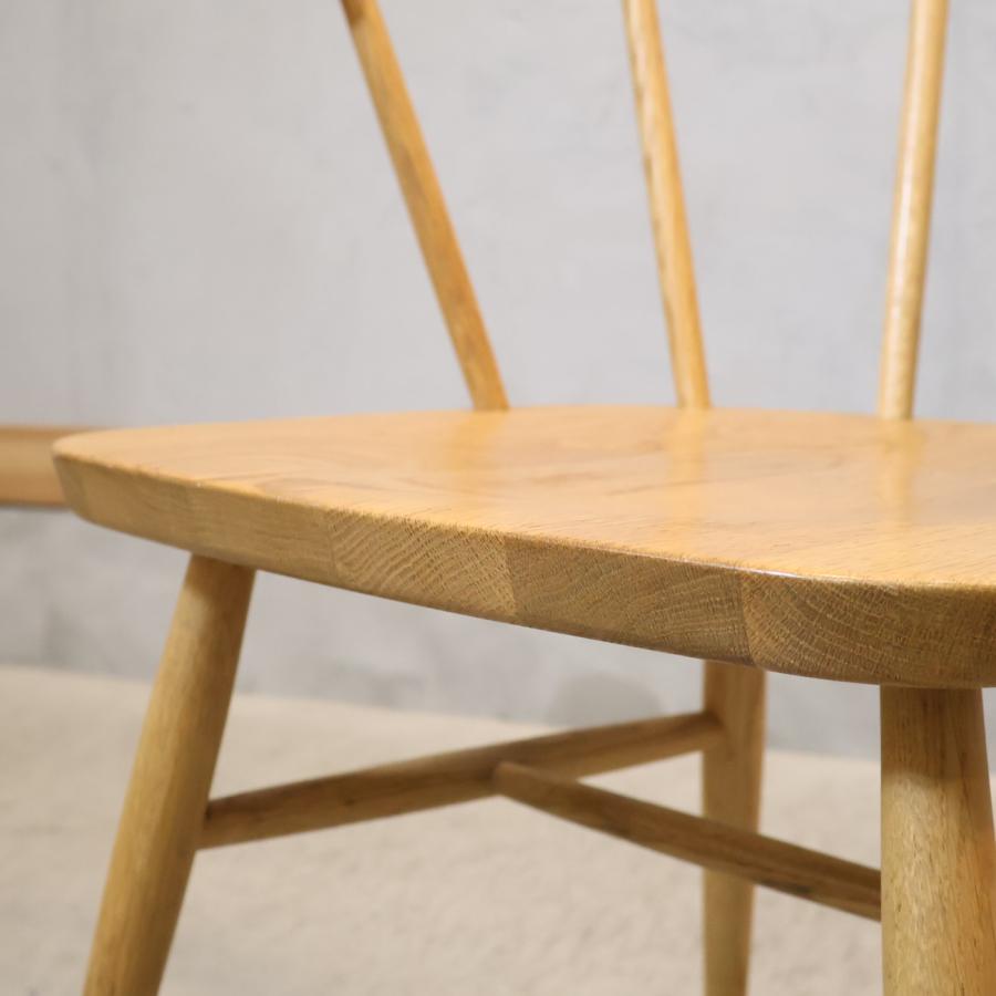 無印良品（MUJI） オーク無垢材 ダイニングチェア 2脚セット 北欧