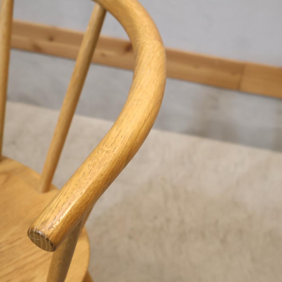 無印良品（MUJI） オーク無垢材 ダイニングチェア 2脚セット 北欧