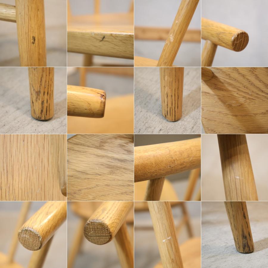 無印良品（MUJI） オーク無垢材 ダイニングチェア 2脚セット 北欧