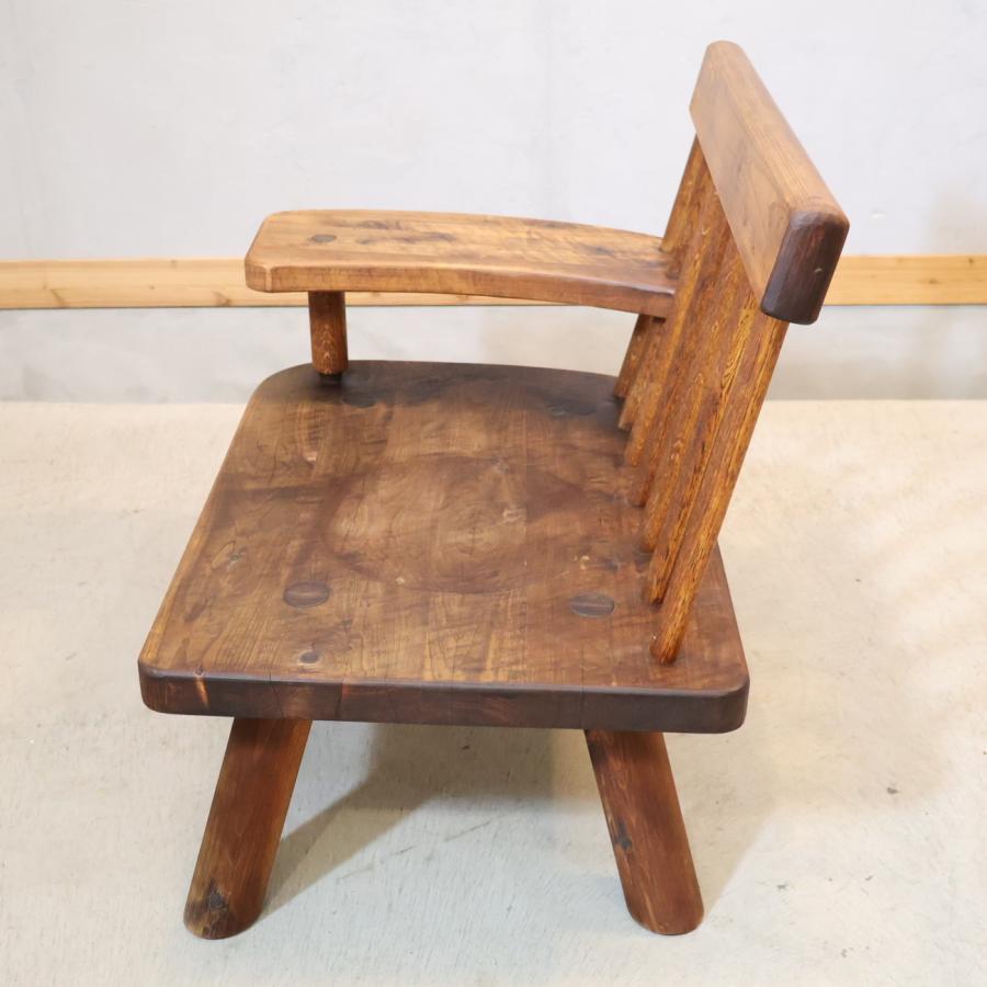 矢澤金太郎 ゆったりチェアー アームチェア 右肘 指物家具 板座チェア