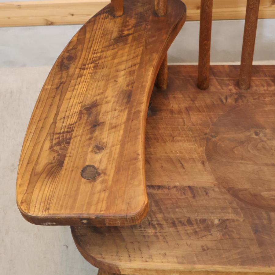 矢澤金太郎 ゆったりチェアー アームチェア 右肘 指物家具 板座チェア