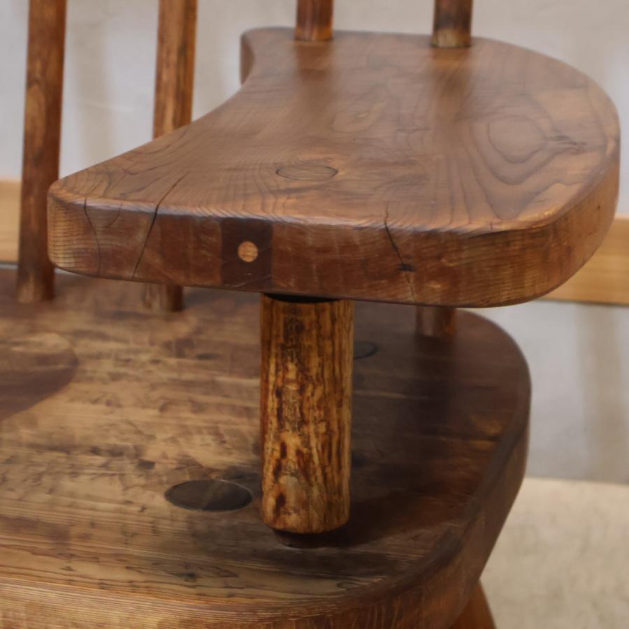 矢澤金太郎 ゆったりチェアー アームチェア 左肘 指物家具 板座チェア