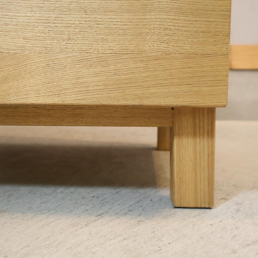 無印良品（MUJI） タモ材 木製 チェスト 6段 ワイド ナチュラル