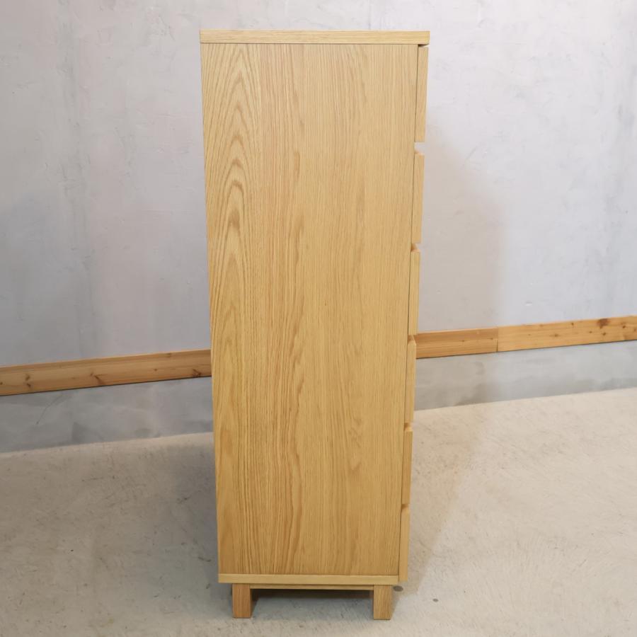 無印良品（MUJI） オーク材 木製 チェスト 6段 ワイド ナチュラル