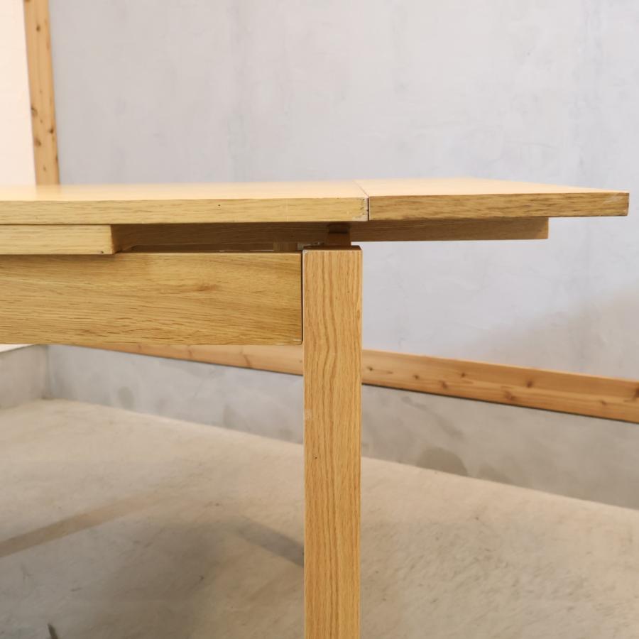 無印良品（MUJI） オーク材 エクステンションテーブル 伸長式