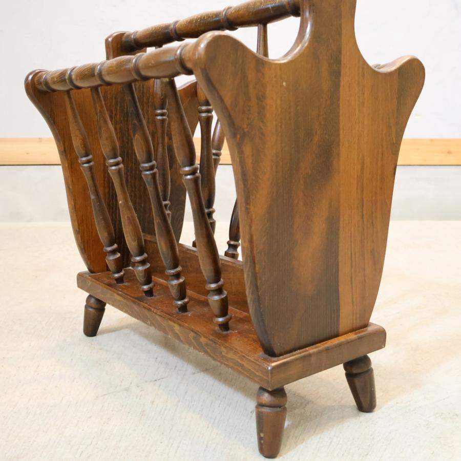 飛騨産業 HIDA マガジンラック キツツキマーク 飛騨家具 ヴィンテージ