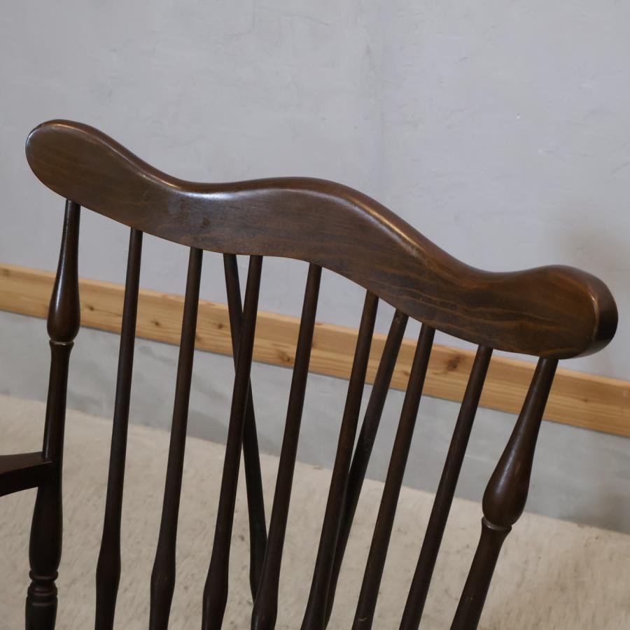 柏木工 KASHIWA ロッキングチェア 飛騨家具 アンティーク調 揺り椅子