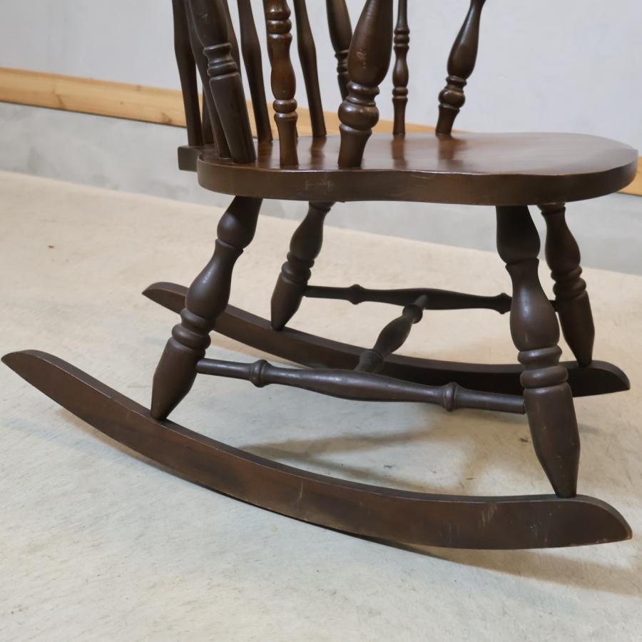 【✨希少✨】送料無料‼️ヴィンテージkashiwa 柏木工 ロッキングチェア 柏木工 KASHIWA ロッキングチェア 飛騨家具 アンティーク調 揺り椅子