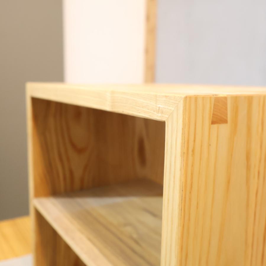 オークヴィレッジ Oak Village たなKOBAKO 天然木 オープンシェルフ