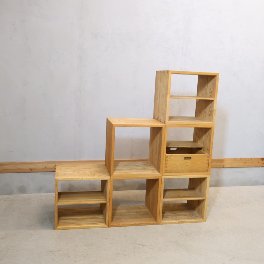 オークヴィレッジ Oak Village KOBAKO 天然木 オープンシェルフ