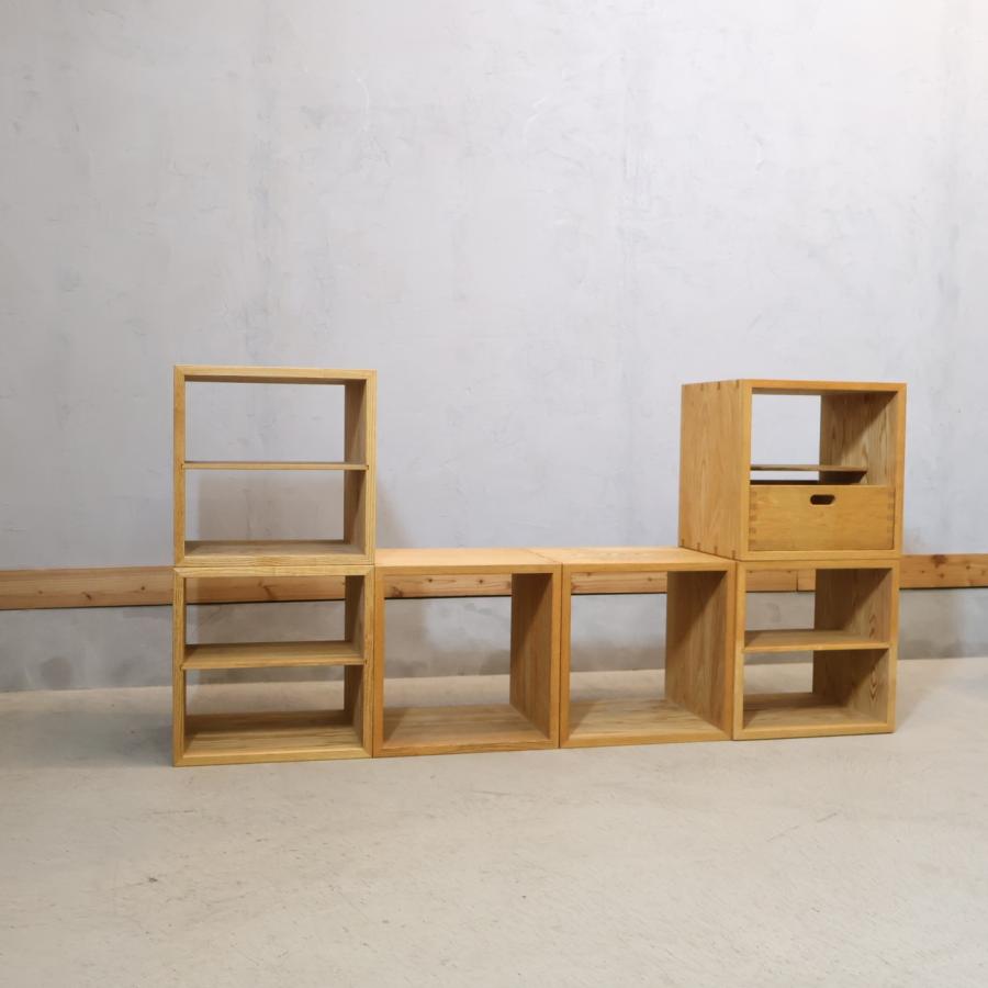 オークヴィレッジ Oak Village KOBAKO 天然木 オープンシェルフ