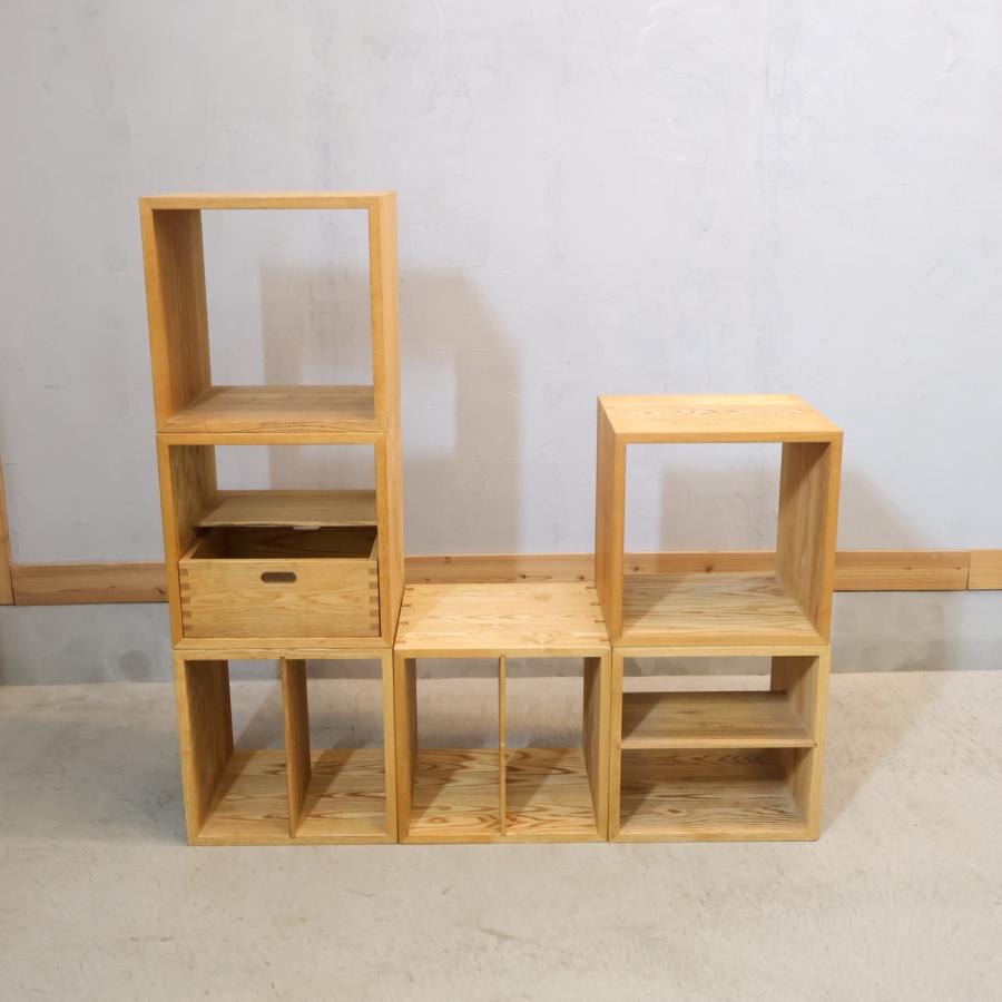 オークヴィレッジ Oak Village KOBAKO 天然木 オープンシェルフ