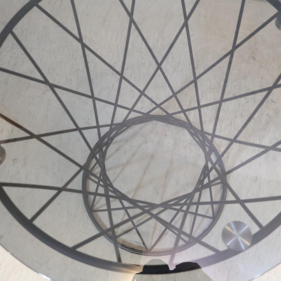 Francfranc（フランフラン） マーリア ガラス サイドテーブル リビング