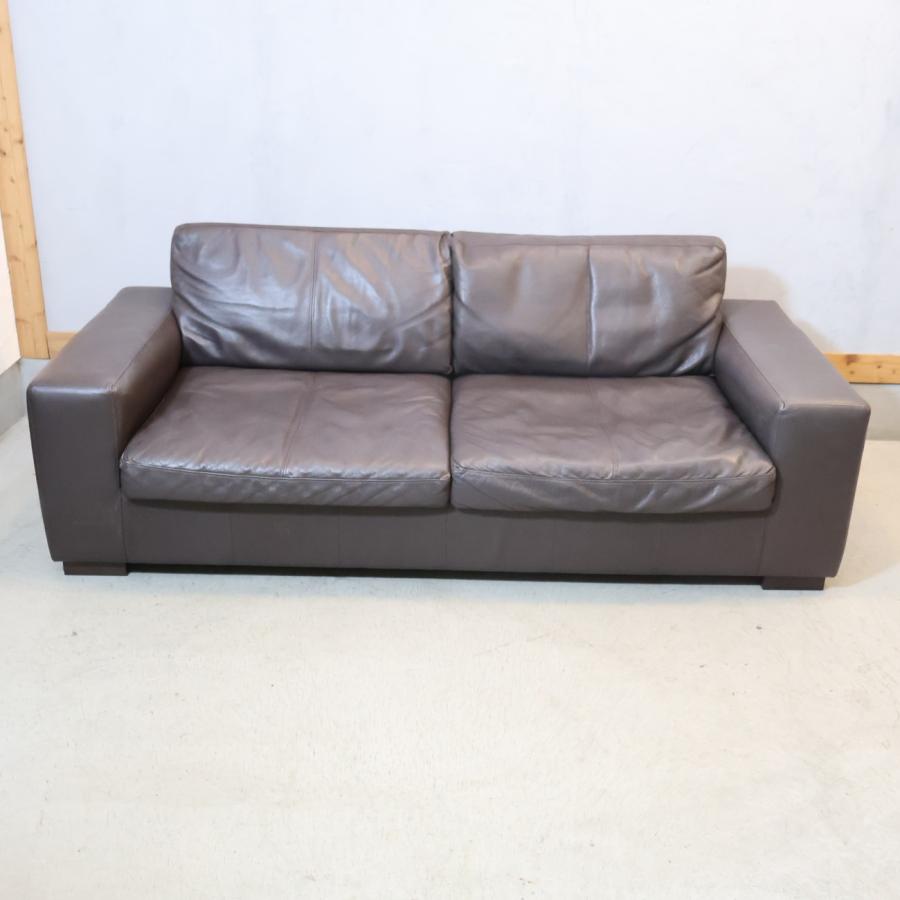 ACTUS（アクタス） 本革 2人掛けソファ レザー 2シーターソファ モダン