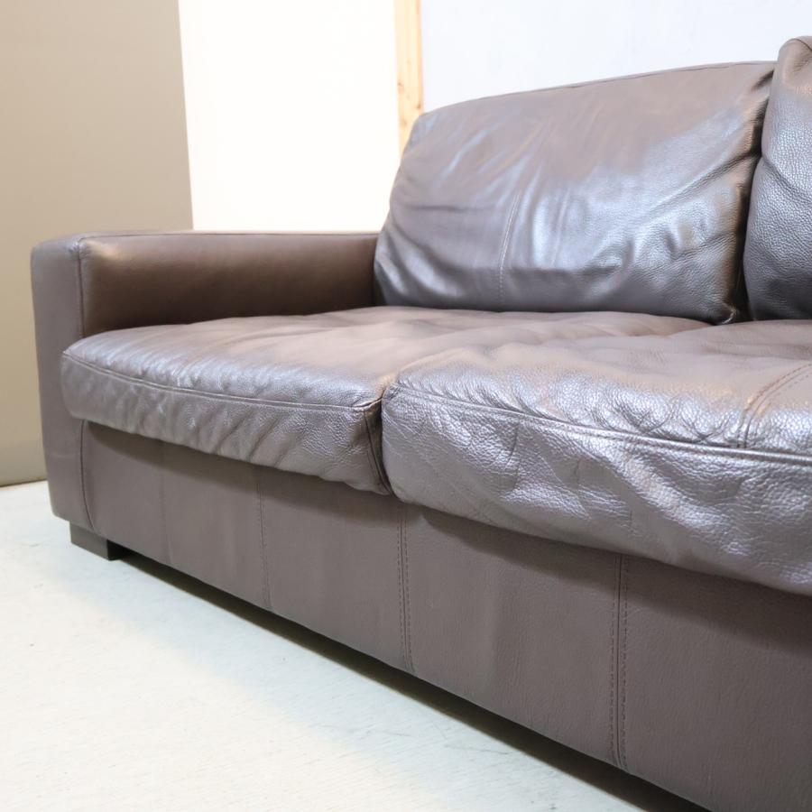 ACTUS（アクタス） 本革 2人掛けソファ レザー 2シーターソファ モダン