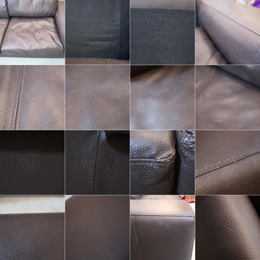 ACTUS（アクタス） 本革 2人掛けソファ レザー 2シーターソファ モダン