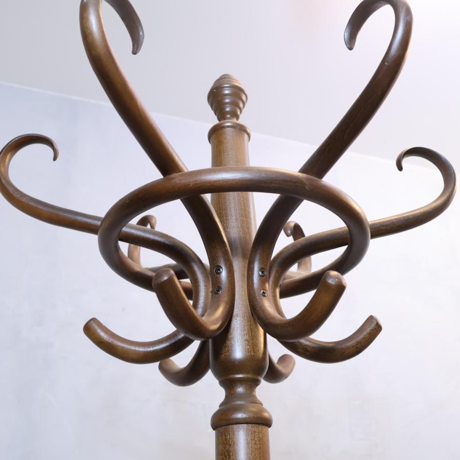 アンティーク調 ベントウッド ポールハンガー 曲木 ハットスタンド