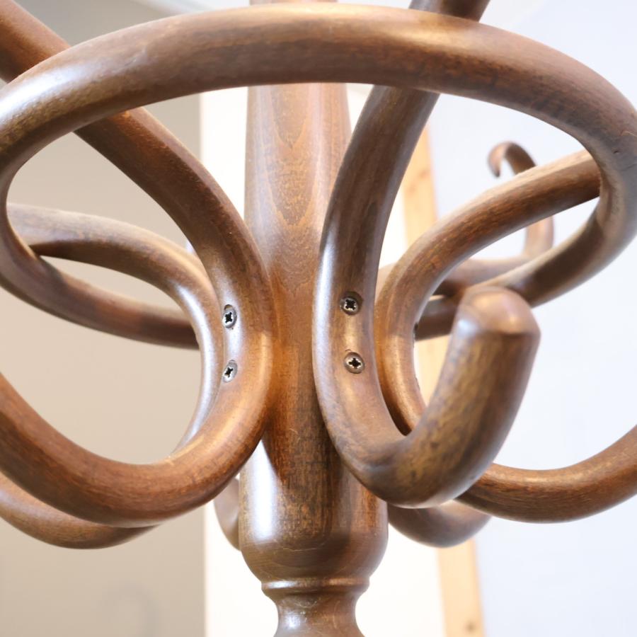 アンティーク調 ベントウッド ポールハンガー 曲木 ハットスタンド