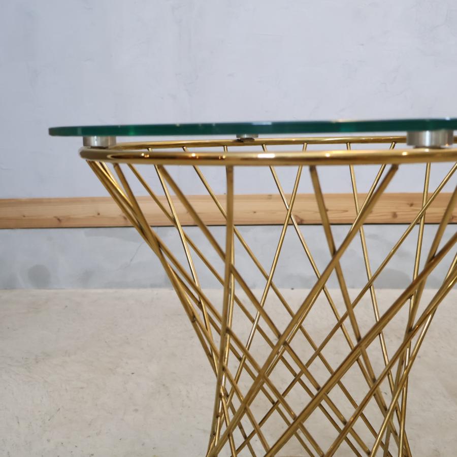 Francfranc（フランフラン） マーリア ガラス サイドテーブル リビング