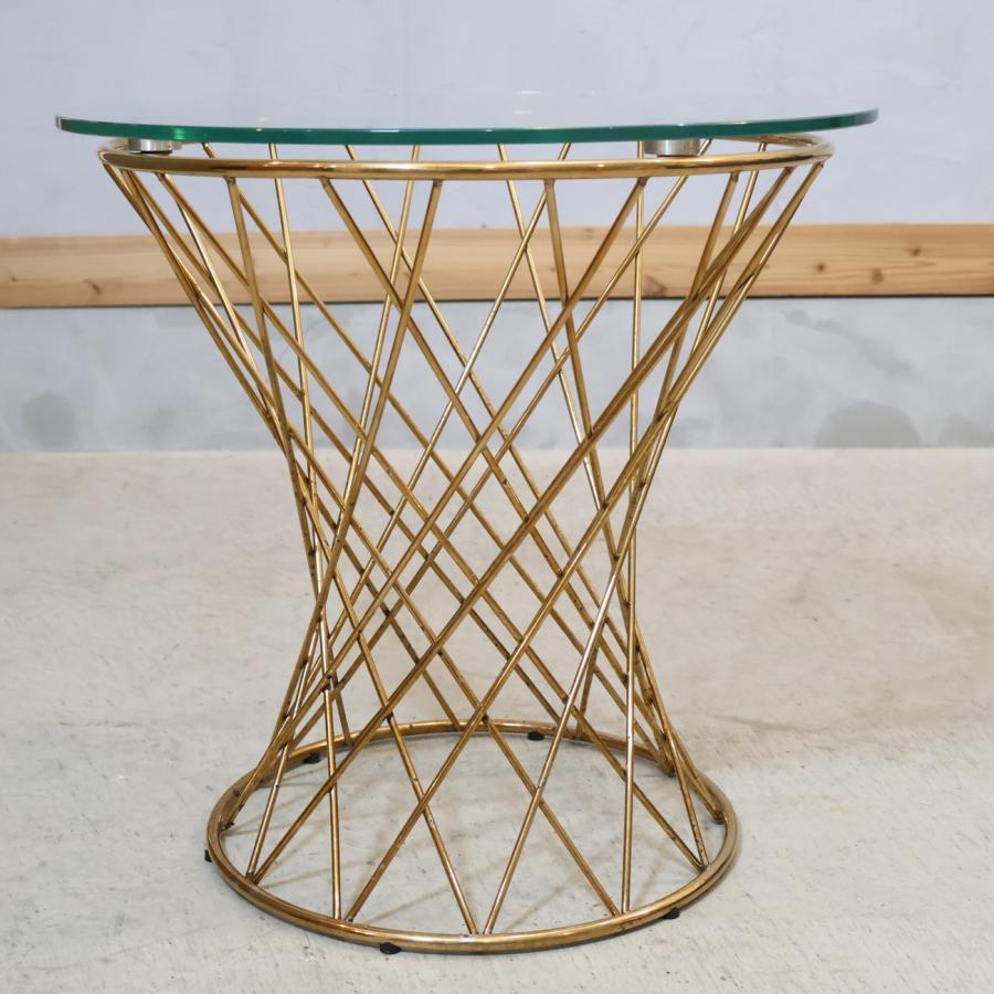 Francfranc（フランフラン） マーリア ガラス サイドテーブル リビング