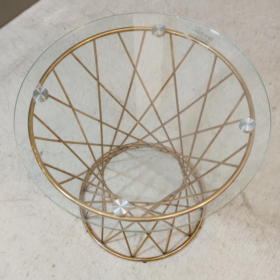 Francfranc（フランフラン） マーリア ガラス サイドテーブル リビング